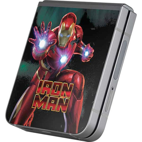 Marvel Iron Man Repulsor Blast Galaxy Z Flip6 Skin
